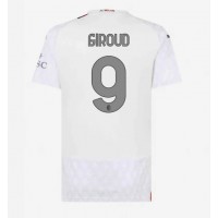 Koszulka piłkarska AC Milan Olivier Giroud #9 Strój wyjazdowy dla kobiety 2023-24 tanio Krótki Rękaw